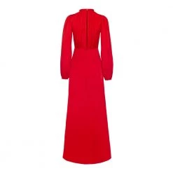 Pia Tjelta Ava Sandwashed Maxi Dress Red